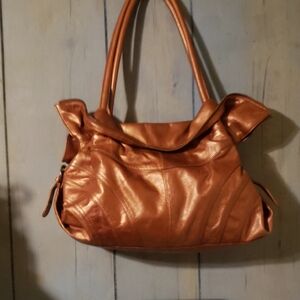 JUNIOR DRAKE 100% LEATHER SHOULDER BAG EXCELLENT